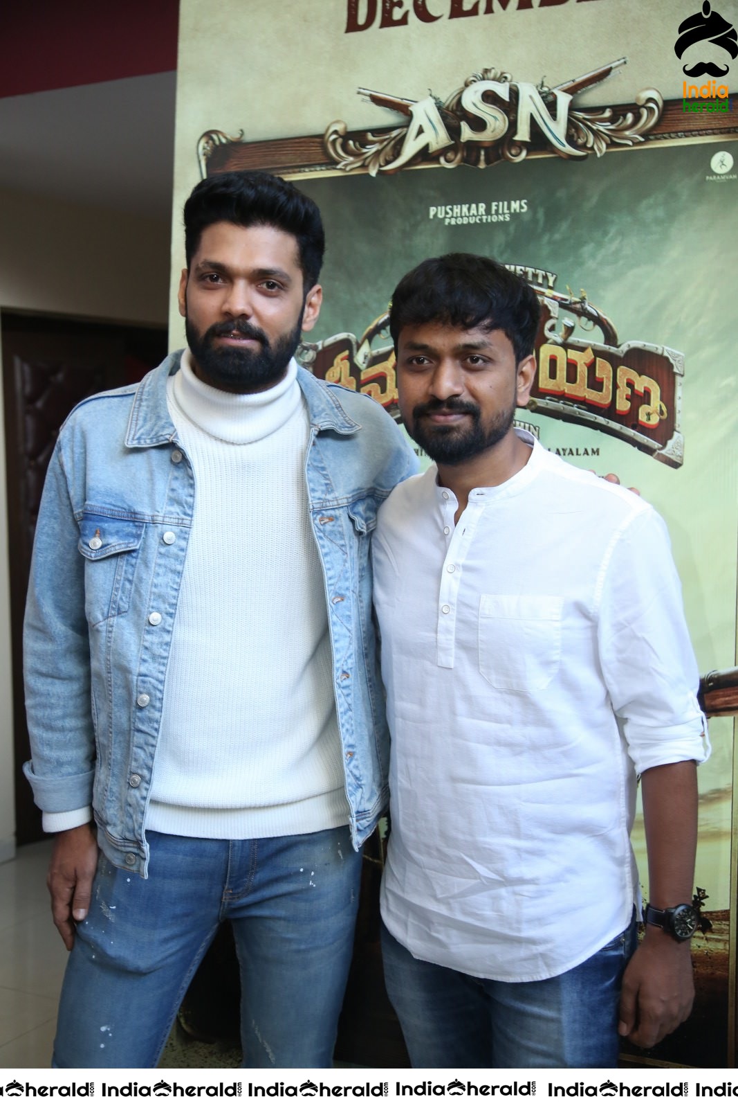 Director Sachin and Actor Rakshit Shetty spotted together