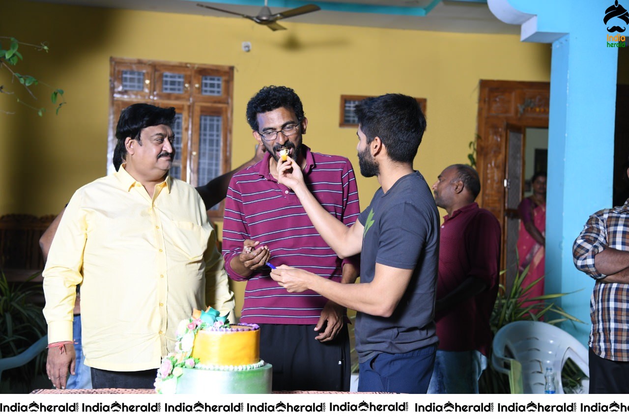 Director Shekar kammmula birthday celebrations on the location of Love story