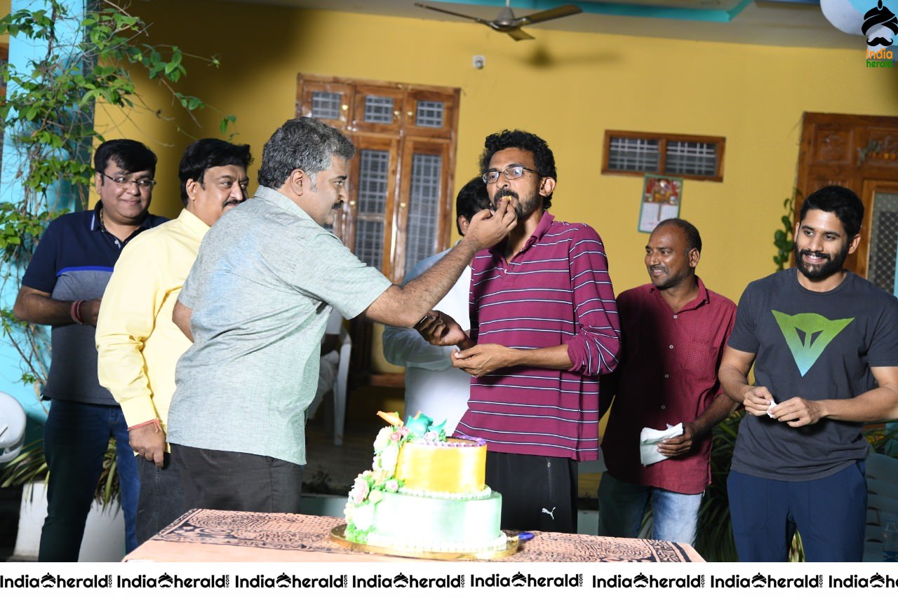 Director Shekar kammmula birthday celebrations on the location of Love story