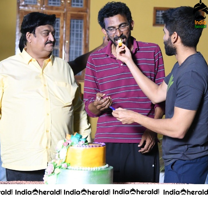 Director Shekar kammmula birthday celebrations on the location of Love story