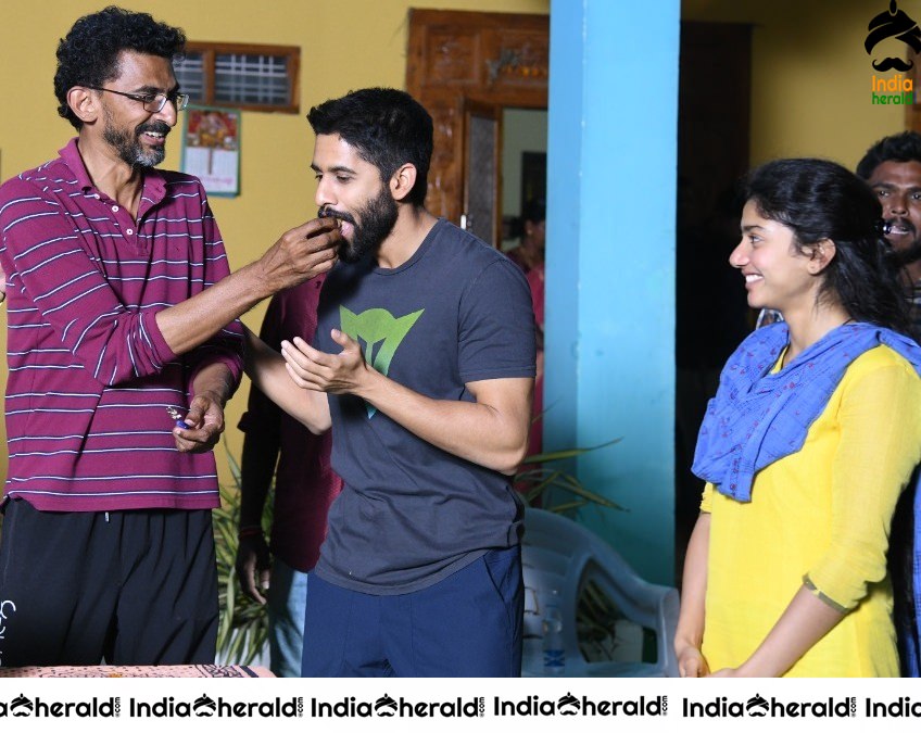 Director Shekar kammmula birthday celebrations on the location of Love story