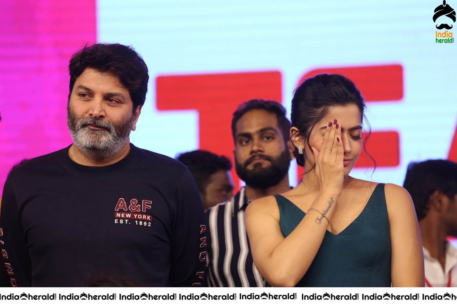 Director Trivikram Srinivas is all smiles and he has a Happy Gala time