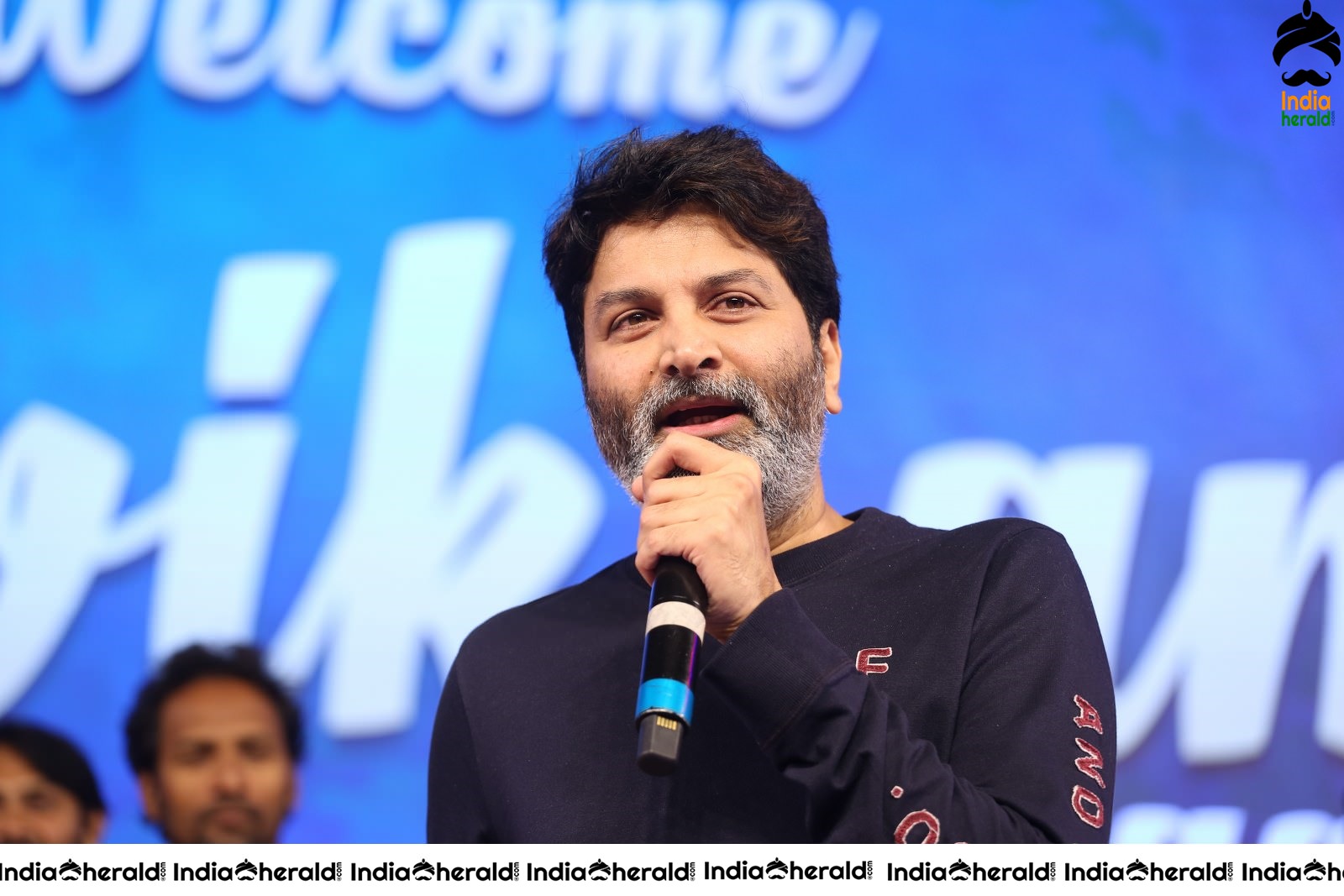 Director Trivikram Srinivas is all smiles and he has a Happy Gala time