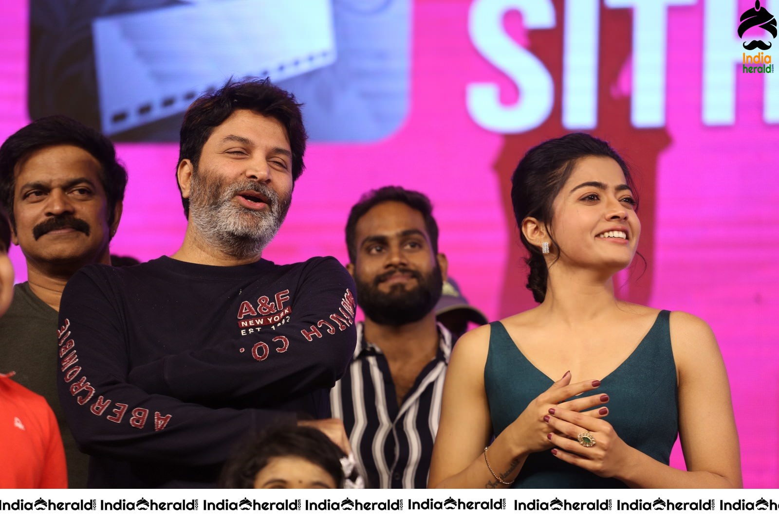 Director Trivikram Srinivas is all smiles and he has a Happy Gala time