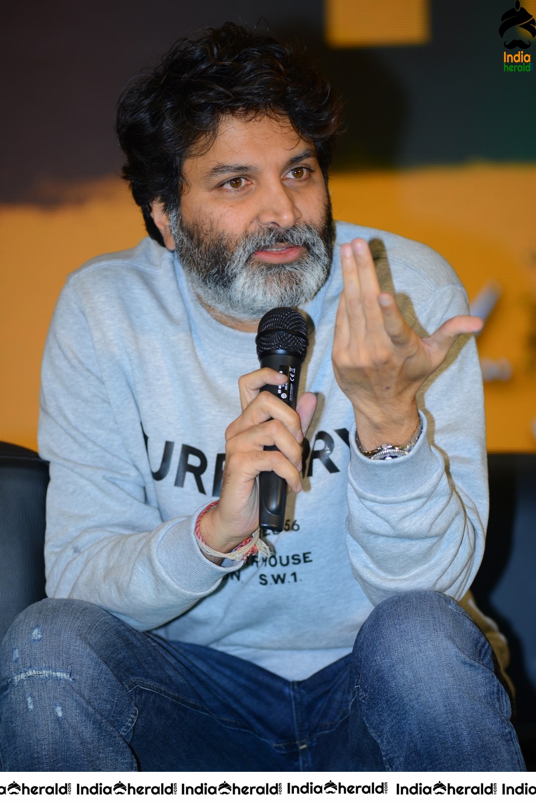 Director Trivikram Srinivas Latest Photos from AV Success meet Set 1