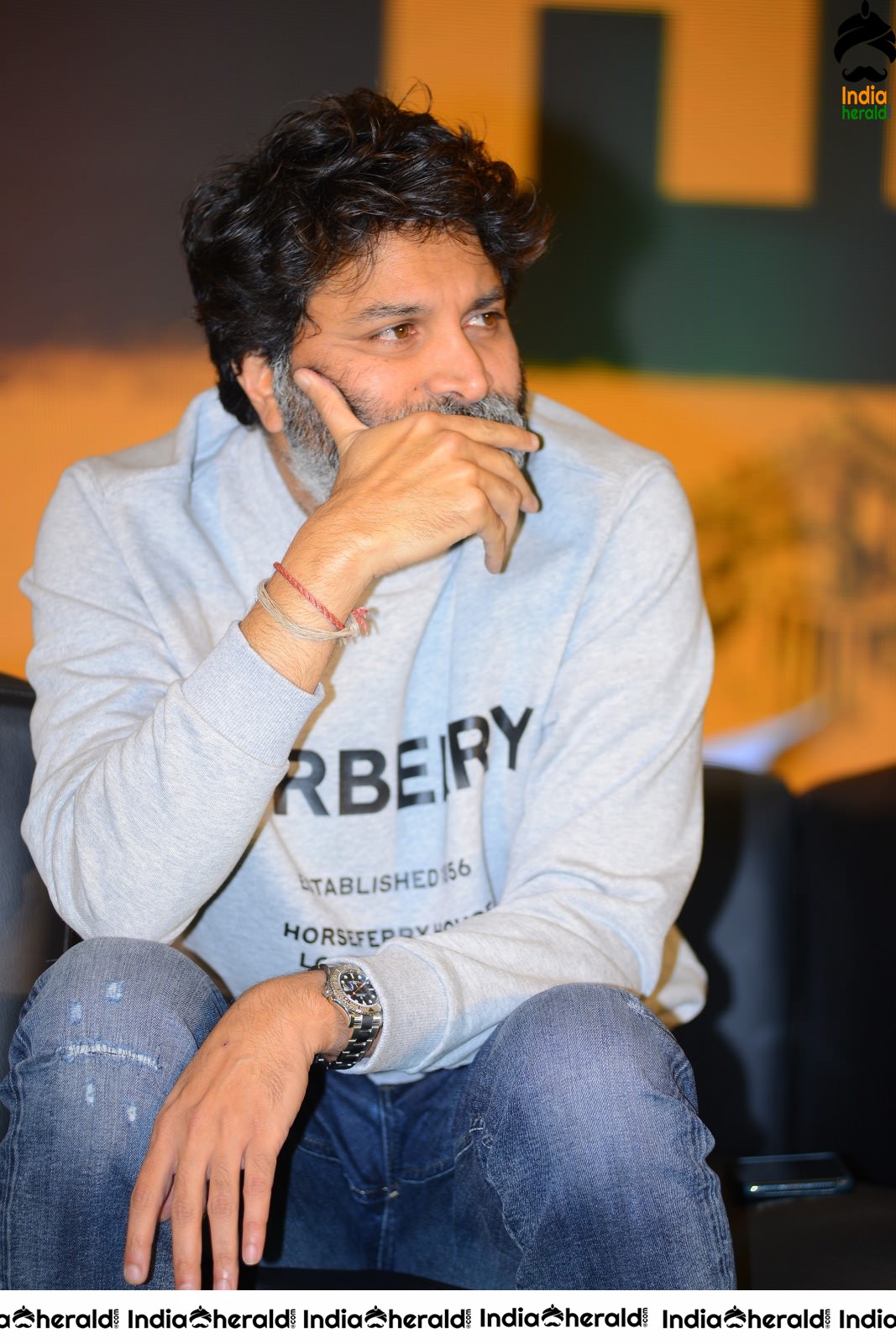 Director Trivikram Srinivas Latest Photos from AV Success meet Set 1