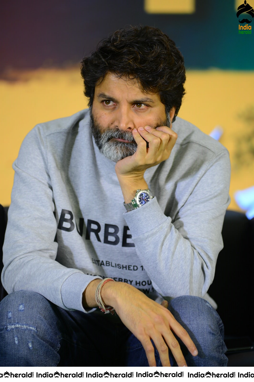 Director Trivikram Srinivas Latest Photos from AV Success meet Set 1