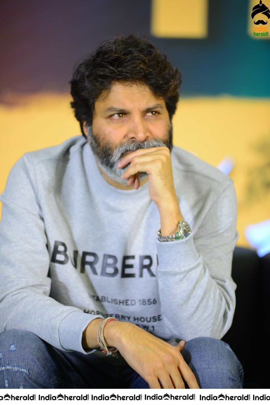 Director Trivikram Srinivas Latest Photos from AV Success meet Set 1