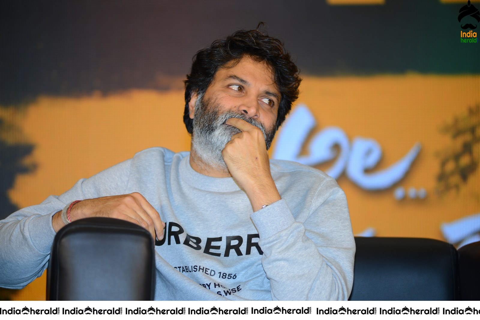 Director Trivikram Srinivas Latest Photos from AV Success meet Set 2