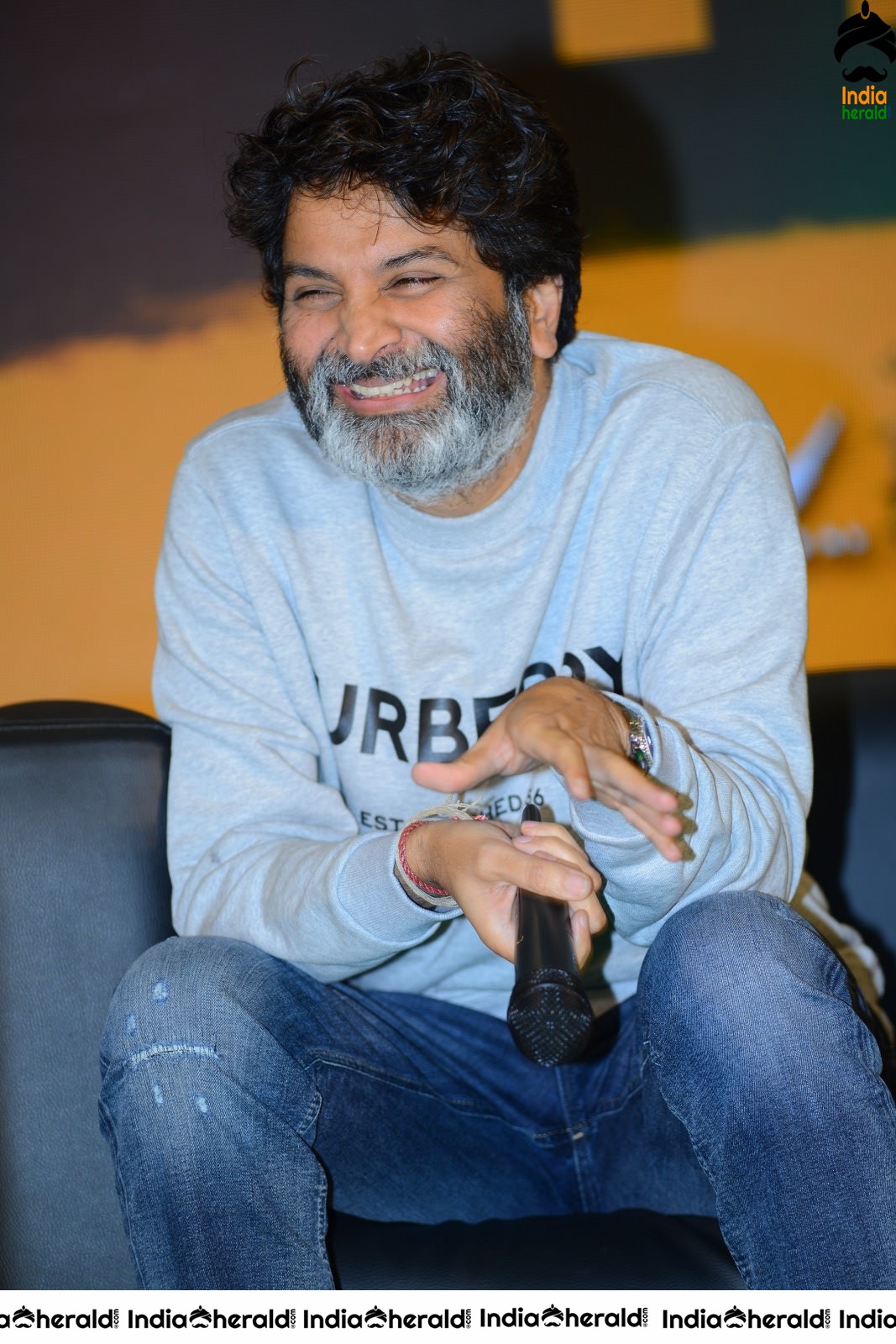 Director Trivikram Srinivas Latest Photos from AV Success meet Set 2