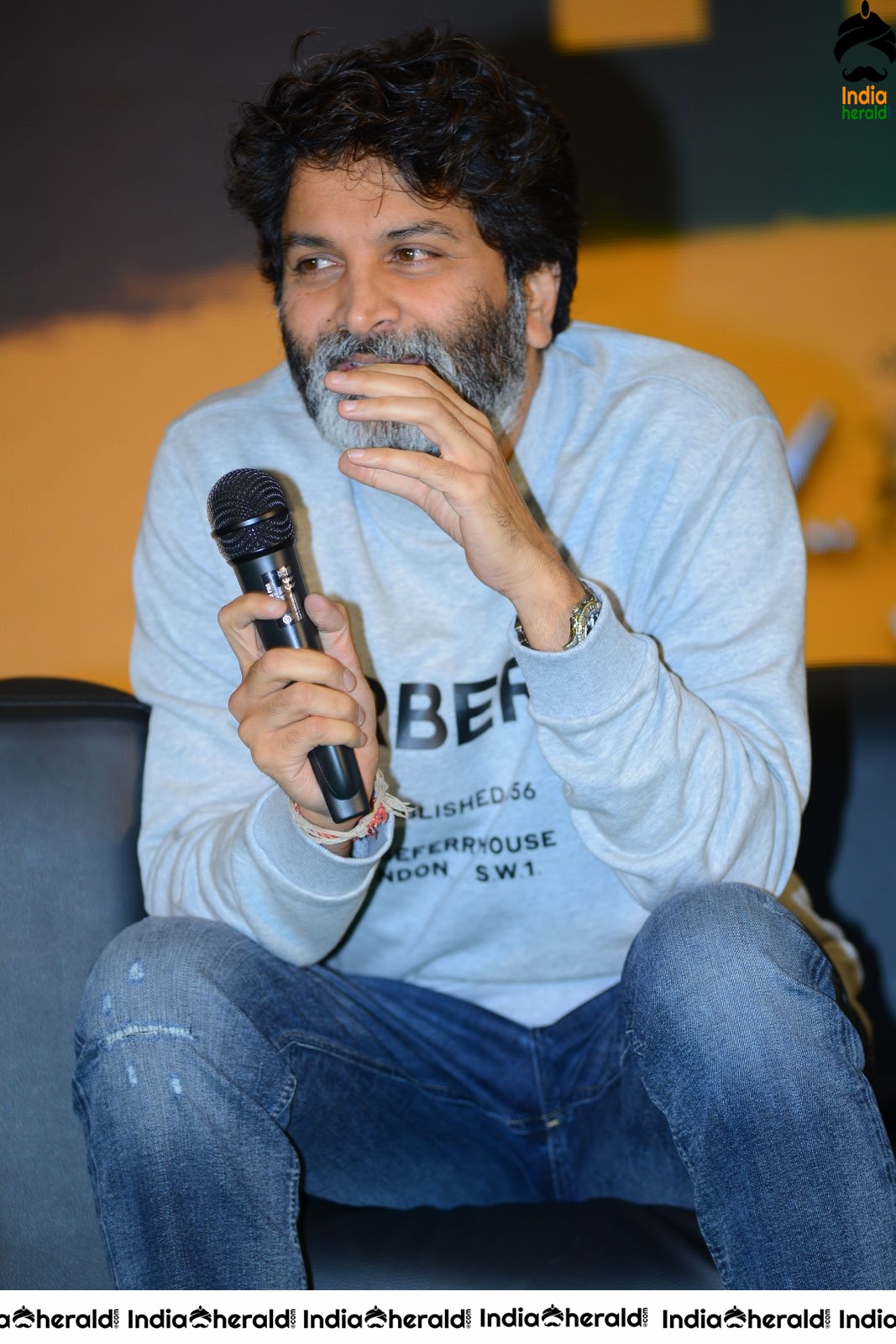 Director Trivikram Srinivas Latest Photos from AV Success meet Set 2