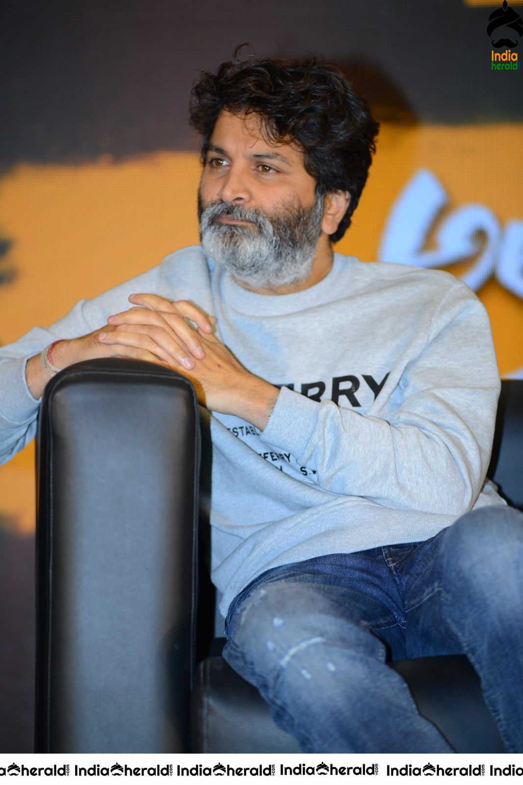 Director Trivikram Srinivas Latest Photos from AV Success meet Set 2