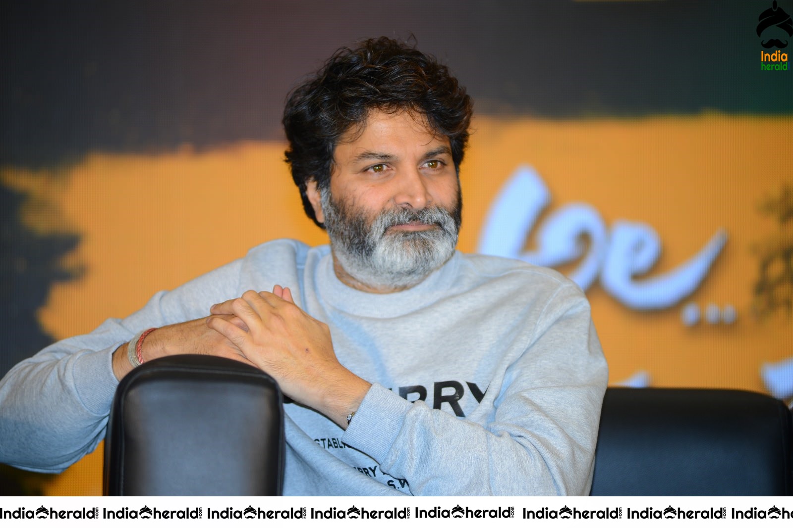 Director Trivikram Srinivas Latest Photos from AV Success meet Set 2