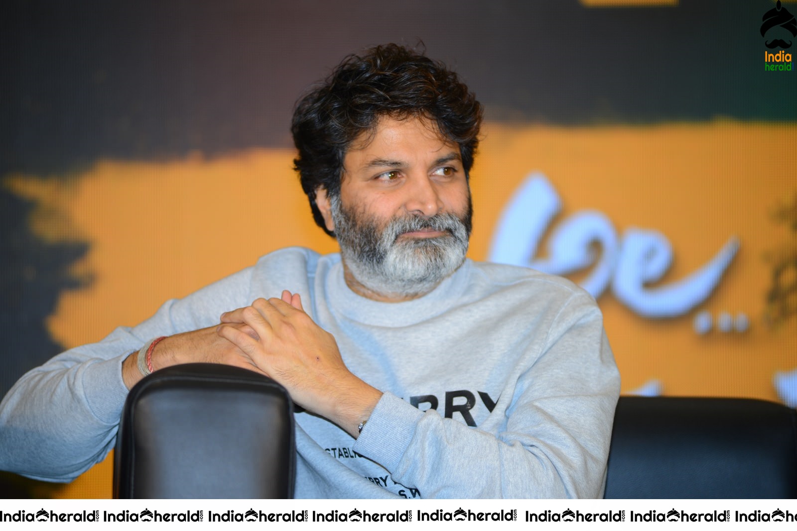 Director Trivikram Srinivas Latest Photos from AV Success meet Set 2