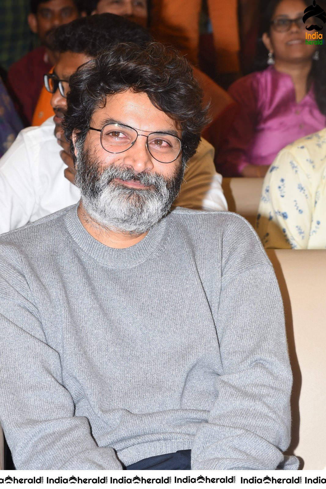 Director Trivikram Srinivas Latest Stills from Ala Vailkunthapurramuloo Thanks Meet