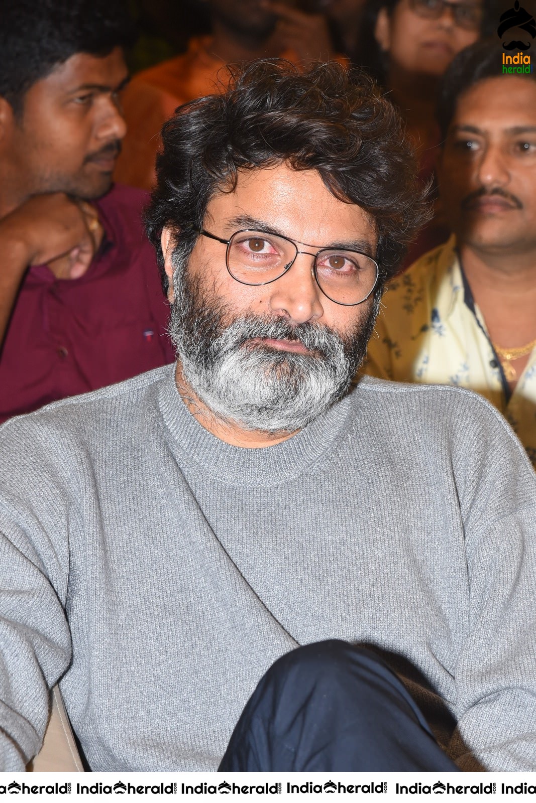 Director Trivikram Srinivas Latest Stills from Ala Vailkunthapurramuloo Thanks Meet