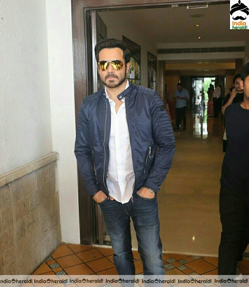 Emraan Hashmi At The Promotion Of Film The Body At Sun N Sand In Juhu