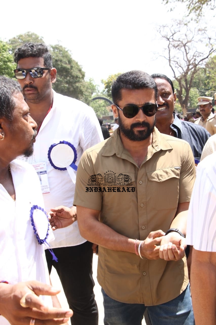 Exclusive Pics Of Suriya And Family From Nadigar Sangam Elections