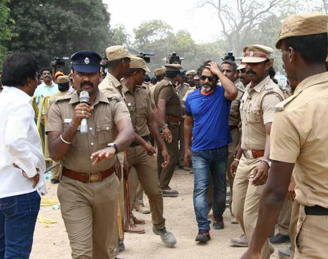 Exclusive Pics Of Vikram From Nadigar Sangam Election