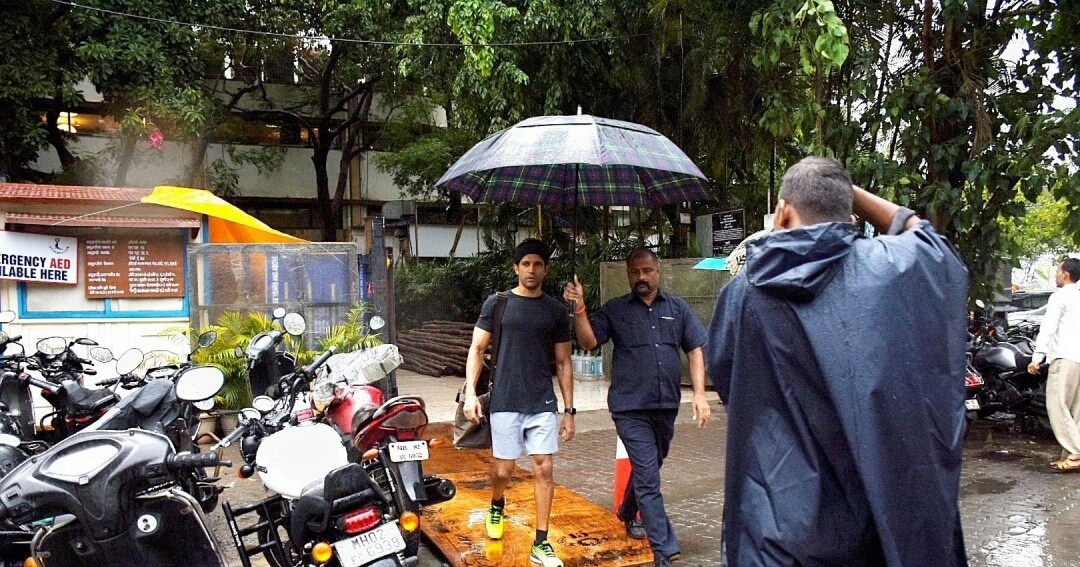 Farhan Akhtar Seen At A Club In Mumbai