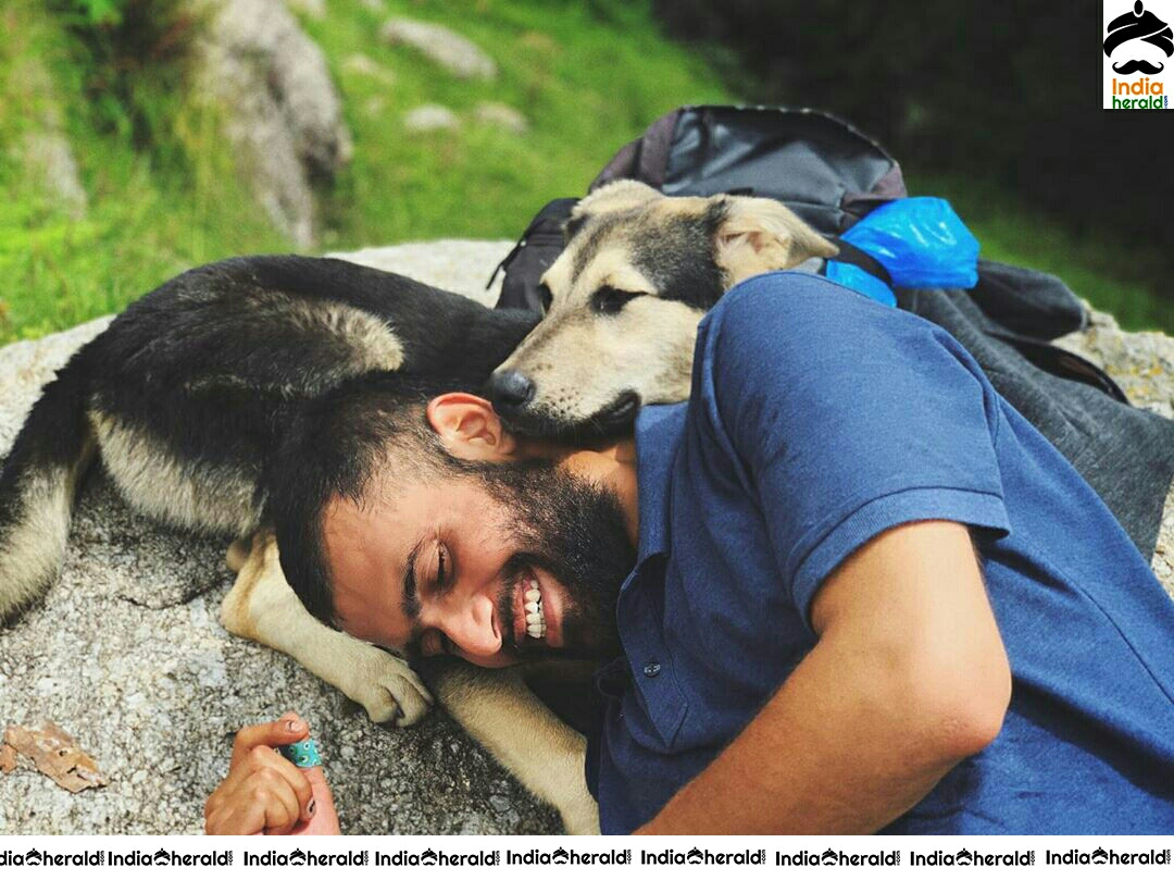 Fatimasana Shaikh Playing With Pets Photo Stills