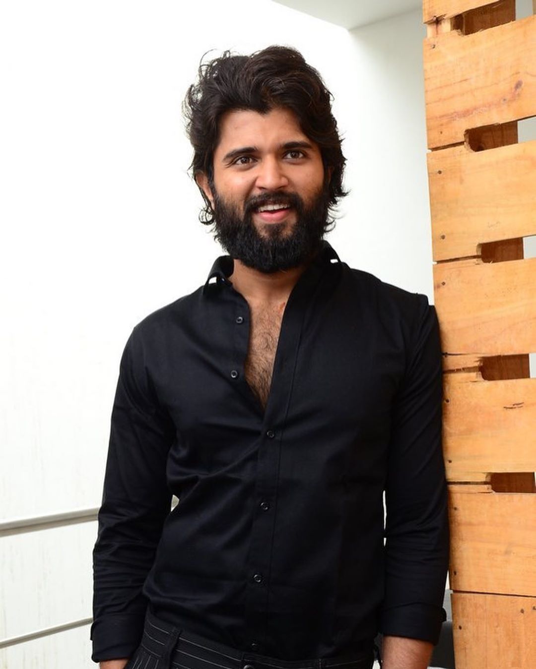 Handsome Hunk Vijay Devarakonda Black Dress Stills