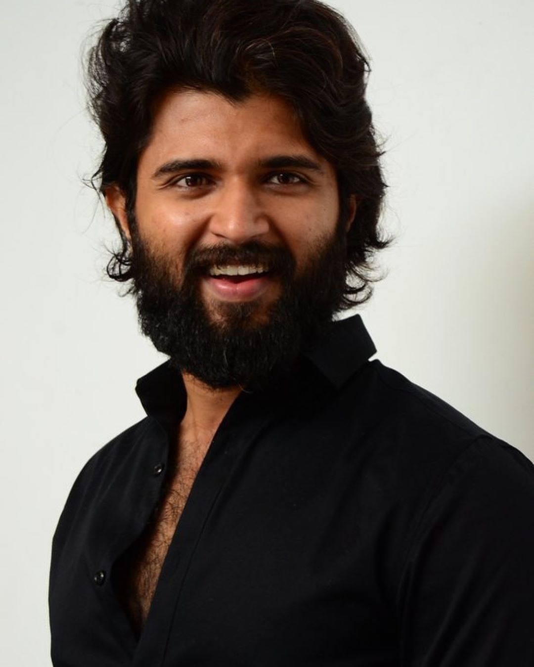 Handsome Hunk Vijay Devarakonda Black Dress Stills