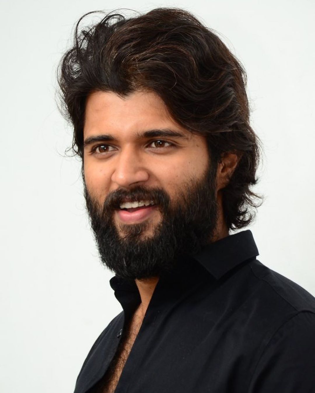 Handsome Hunk Vijay Devarakonda Black Dress Stills