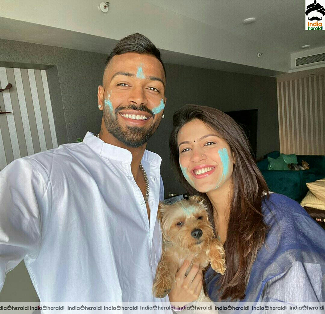 Hardik Pandya Holy Celebration Stills