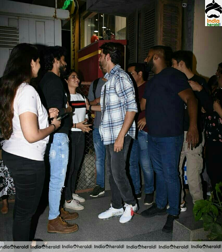 Hrithik Roshan Spotted Outside Bandra