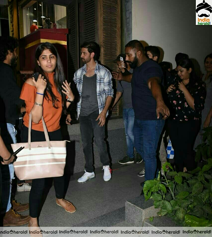 Hrithik Roshan Spotted Outside Bandra