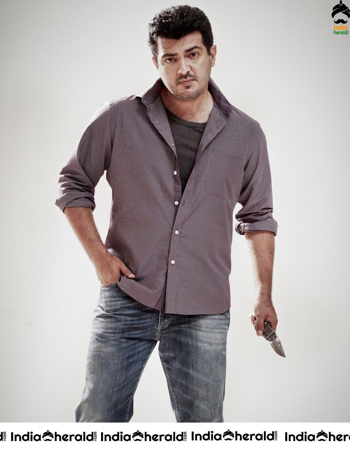 INDIA HERALD EXCLUSIVE Actor Ajith Unseen Stylish Photoshoot Stills as a Don Set 1