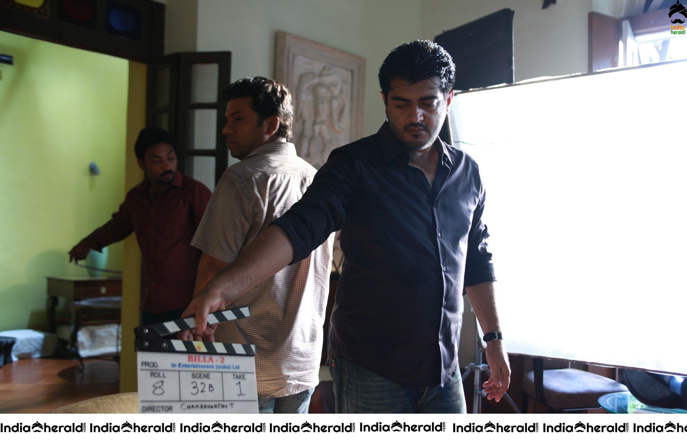 INDIA HERALD EXCLUSIVE Actor Ajith Unseen Stylish Photoshoot Stills as a Don Set 1