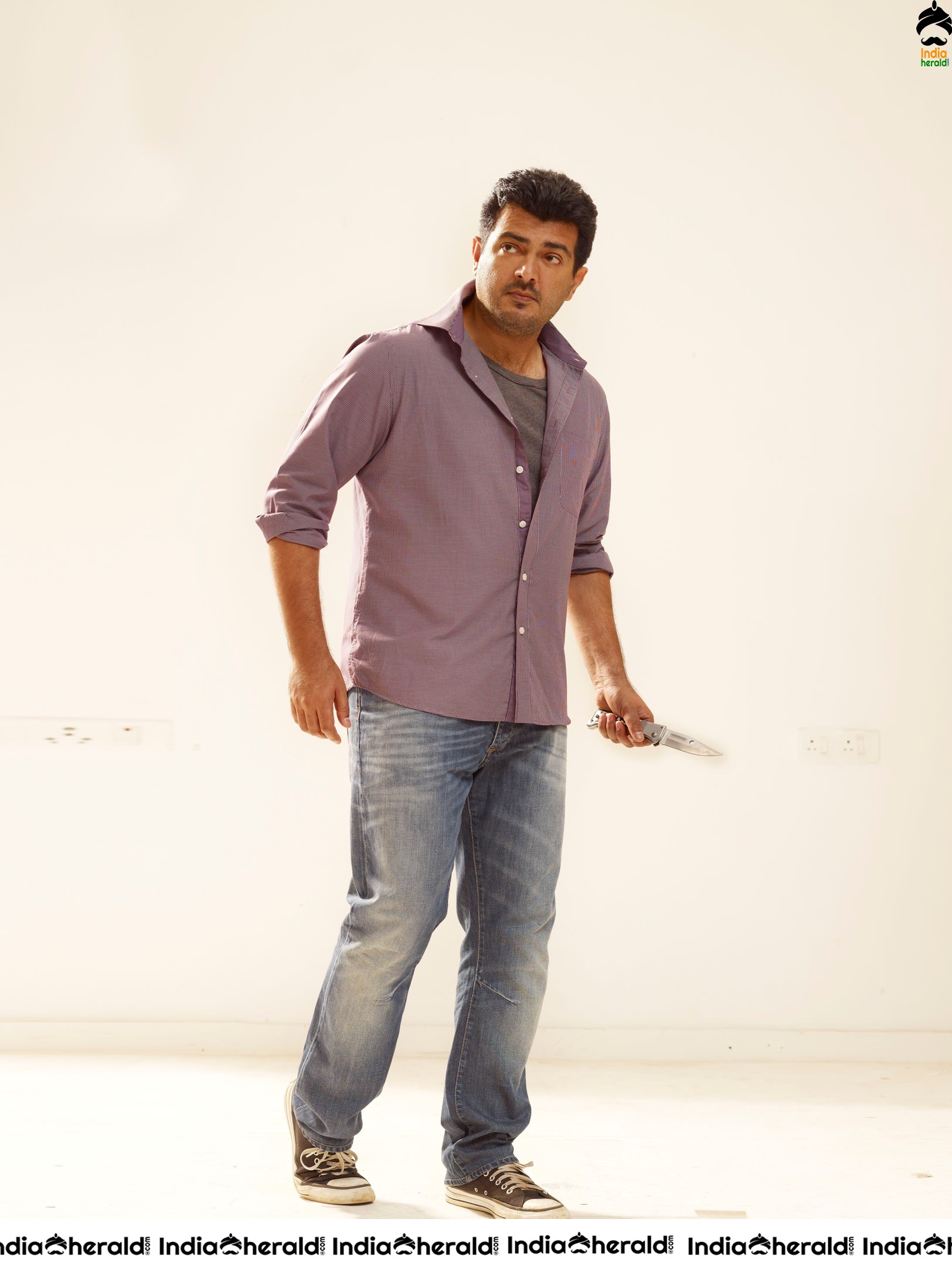 INDIA HERALD EXCLUSIVE Actor Ajith Unseen Stylish Photoshoot Stills as a Don Set 3