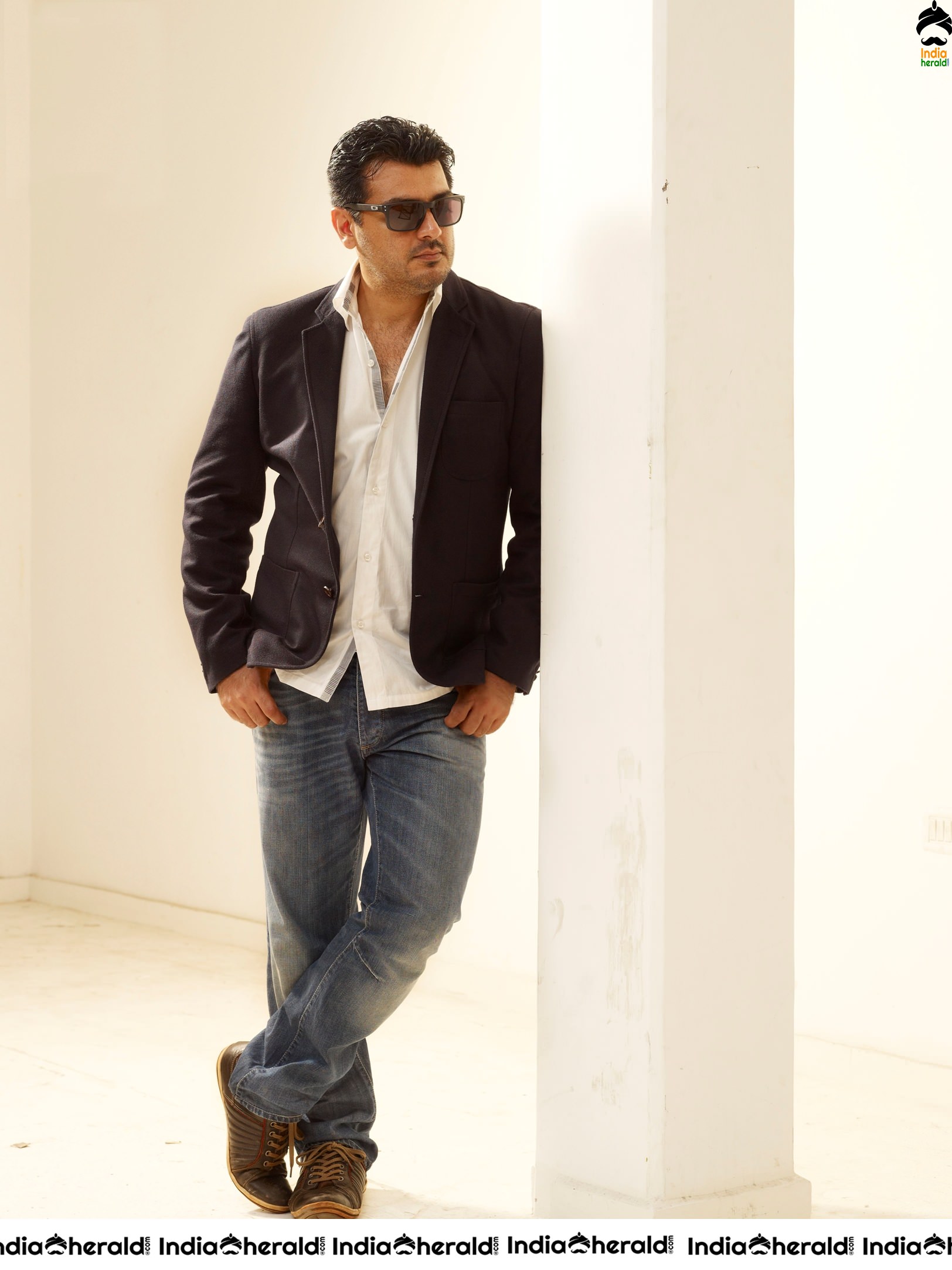 INDIA HERALD EXCLUSIVE Actor Ajith Unseen Stylish Photoshoot Stills as a Don Set 3