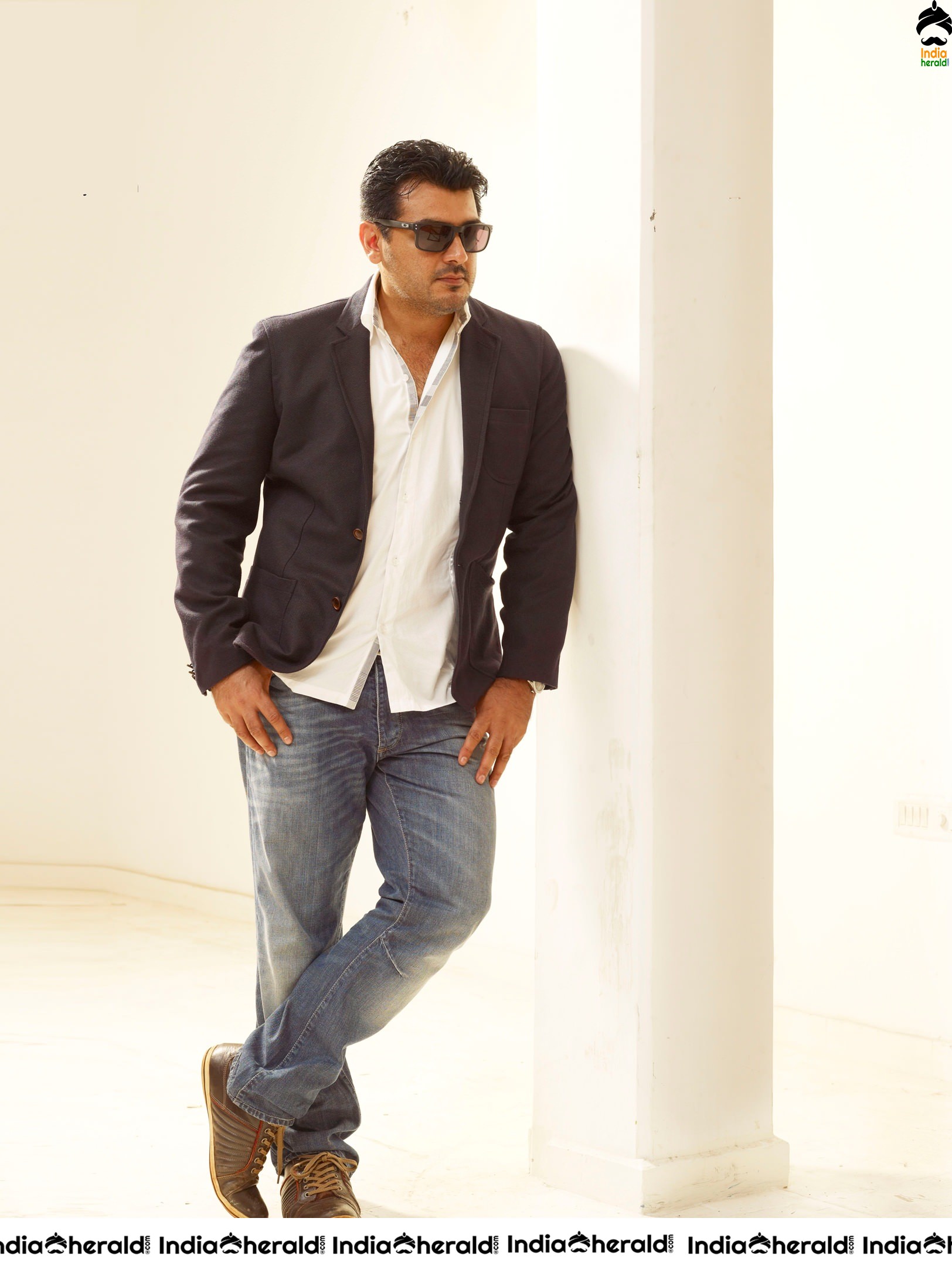 INDIA HERALD EXCLUSIVE Actor Ajith Unseen Stylish Photoshoot Stills as a Don Set 4