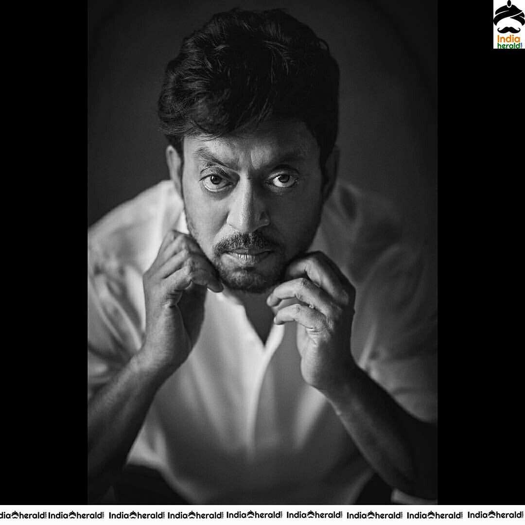 Irrfan Latest Black And White Photoshoot