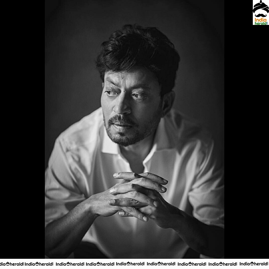 Irrfan Latest Black And White Photoshoot