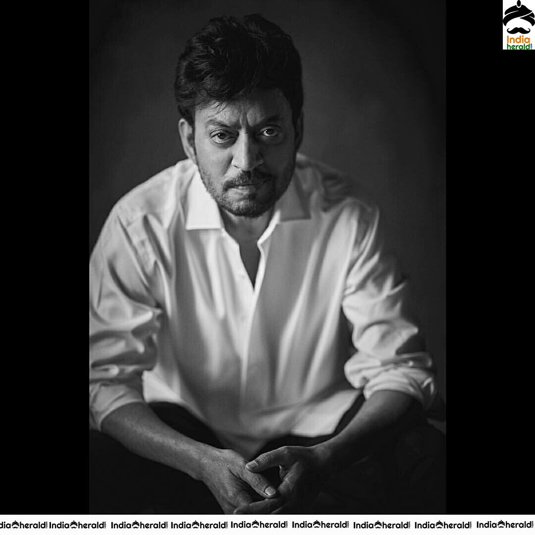 Irrfan Latest Black And White Photoshoot