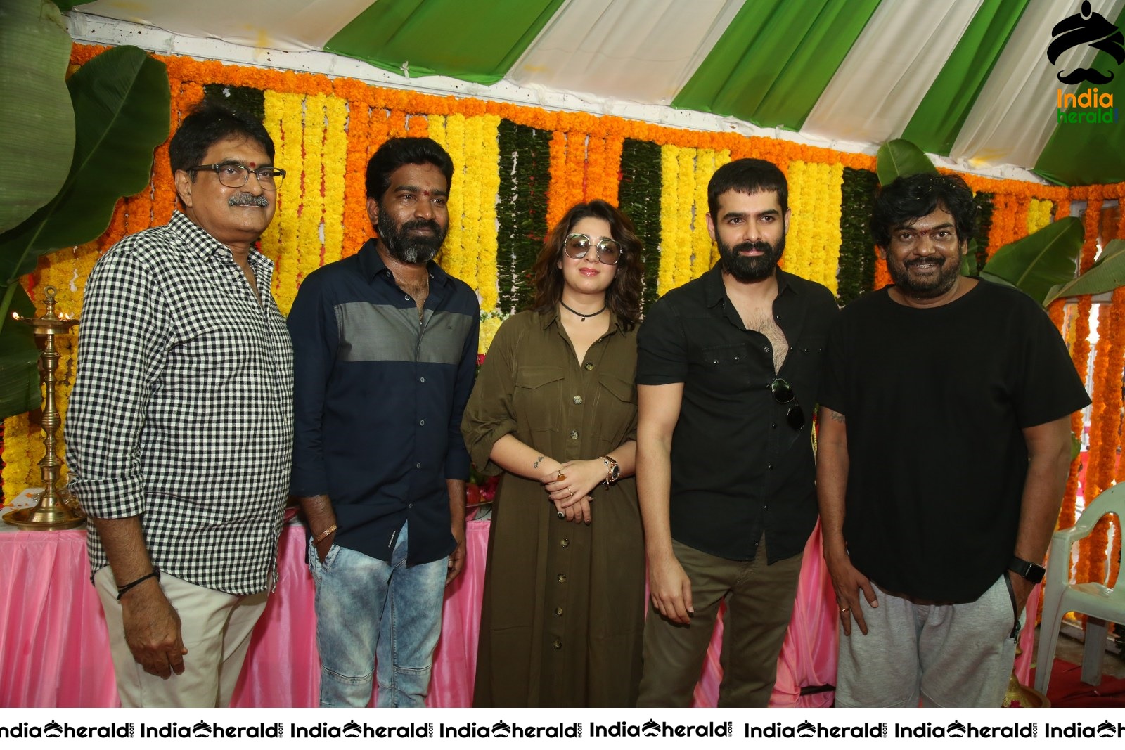 Kishore Tirumala Puri Jagannath and Charmee Spotted with Ram Pothineni Set 2