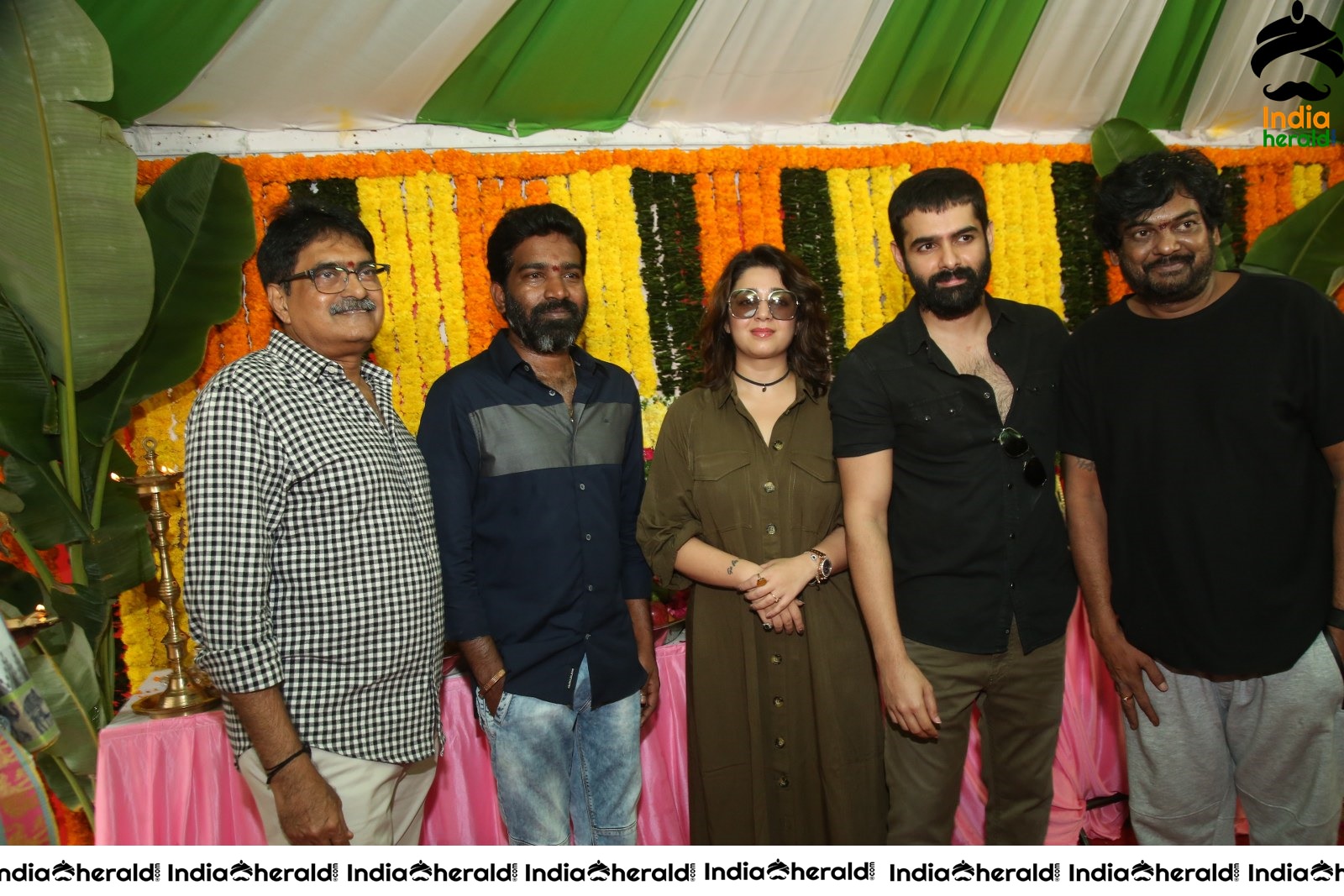 Kishore Tirumala Puri Jagannath and Charmee Spotted with Ram Pothineni Set 2