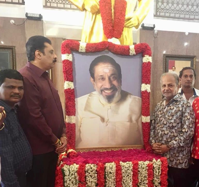 Late Actor Sivaji Ganesan 92nd Birthday Celebrated at his residence