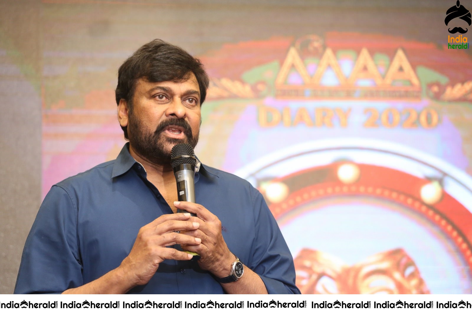 Latest Clicks of Actor Chiranjeevi from MAA Diary Launch Set 2