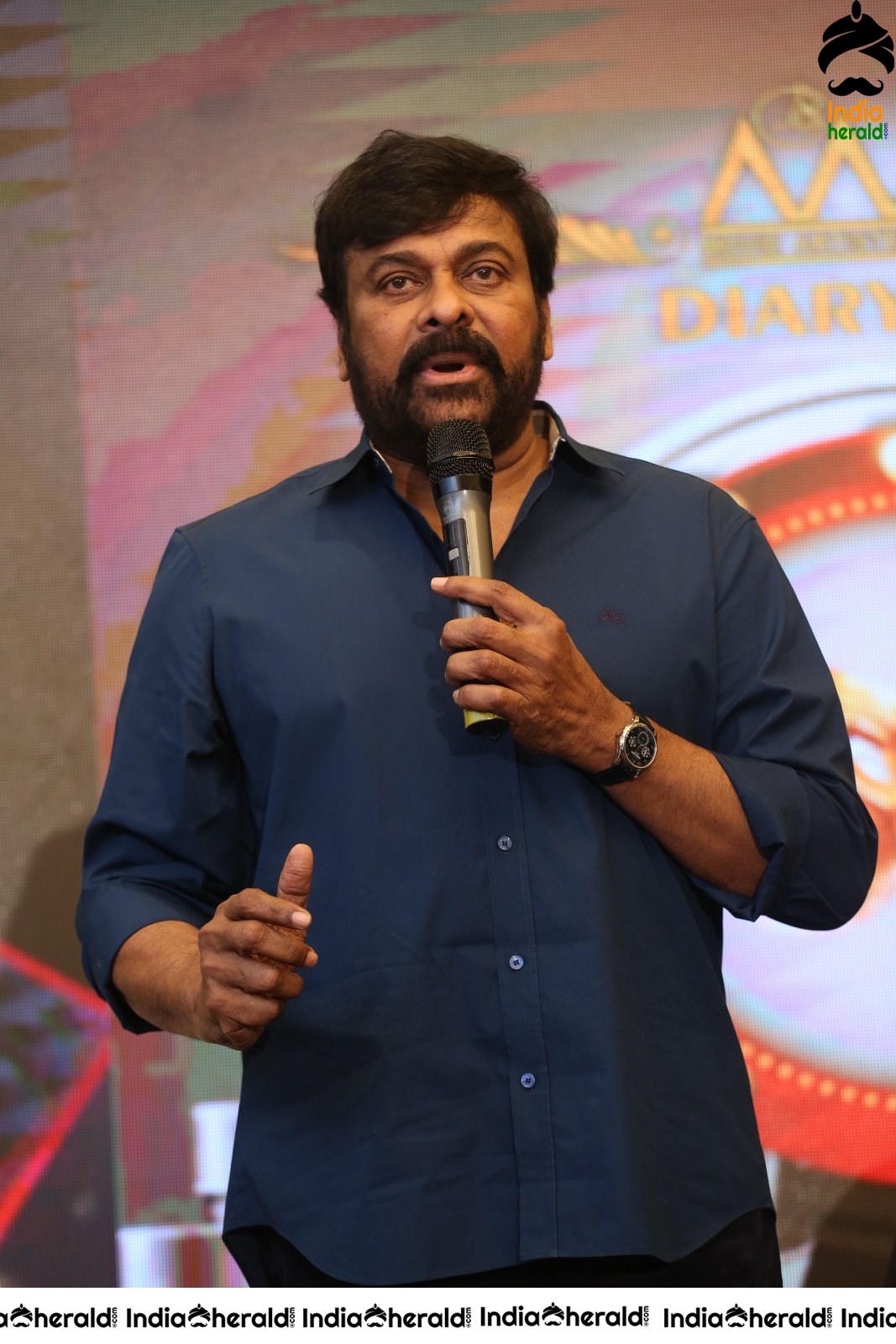 Latest Clicks of Actor Chiranjeevi from MAA Diary Launch Set 2