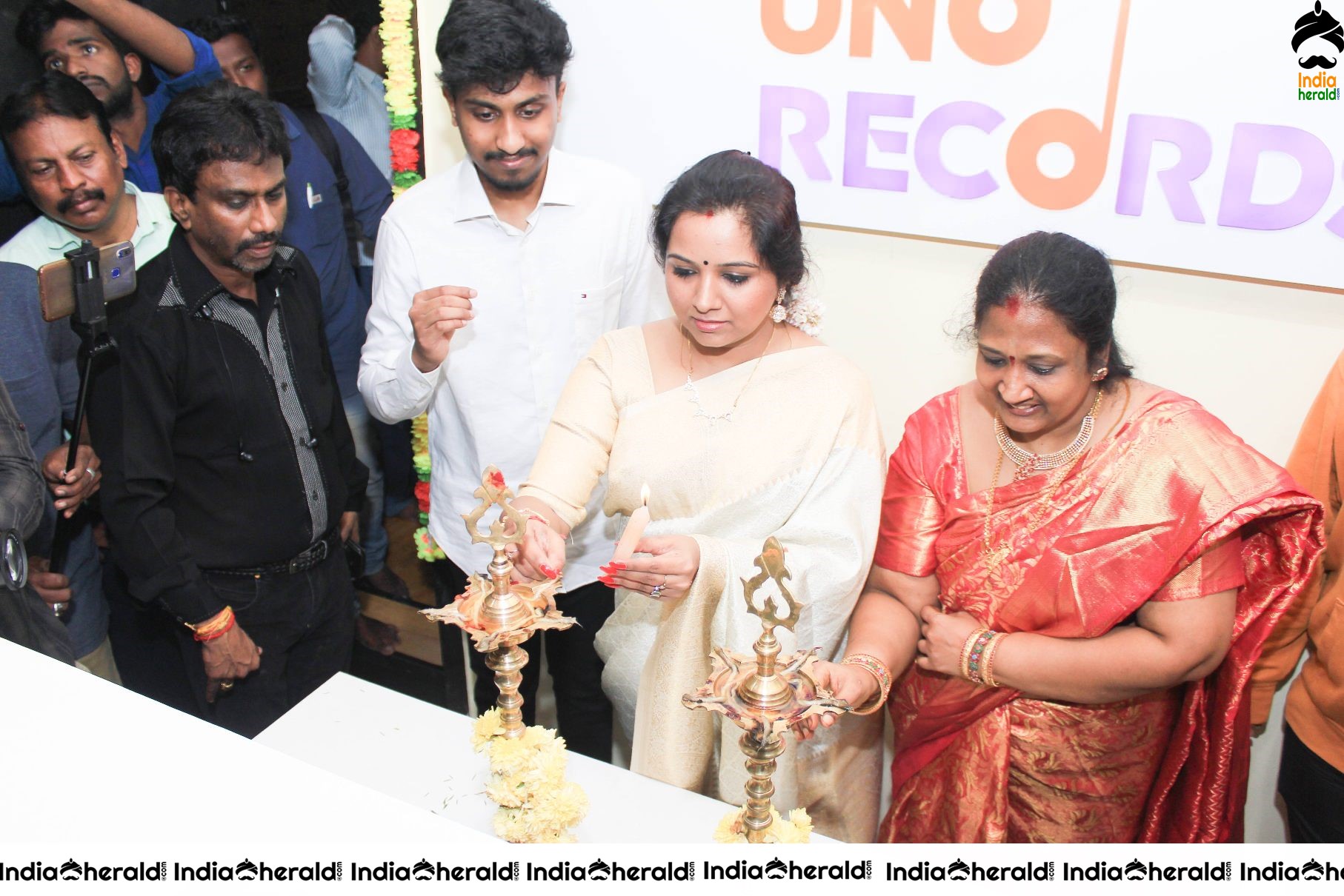 Launch of Studio UNO Records By Music Director SS Thaman and Singer Mahathi