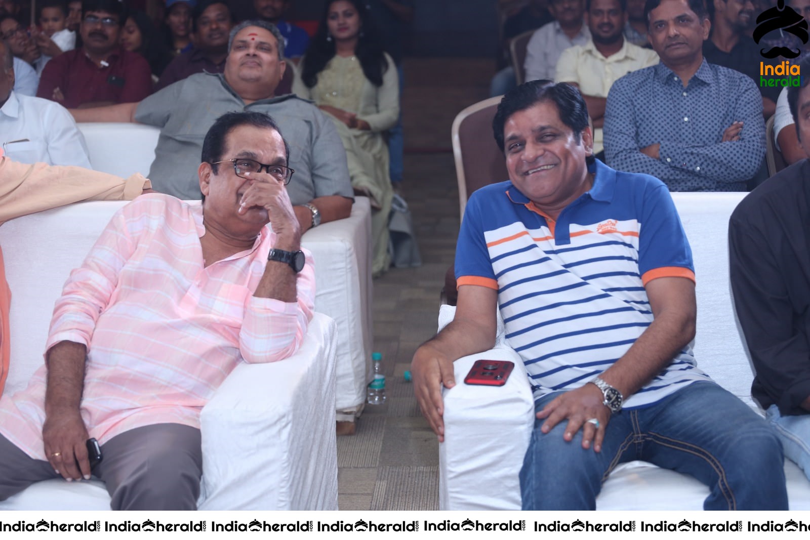 Legendary Comedy Actors Brahmanandam and Ali share a light moment