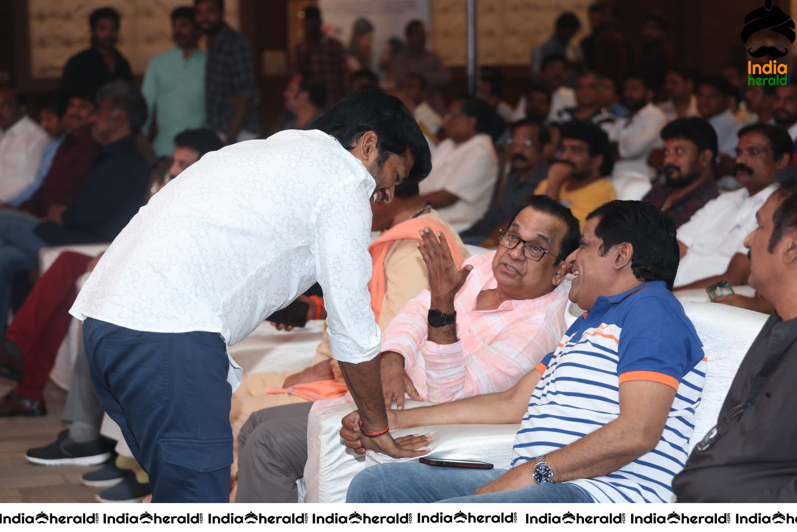 Legendary Comedy Actors Brahmanandam and Ali share a light moment