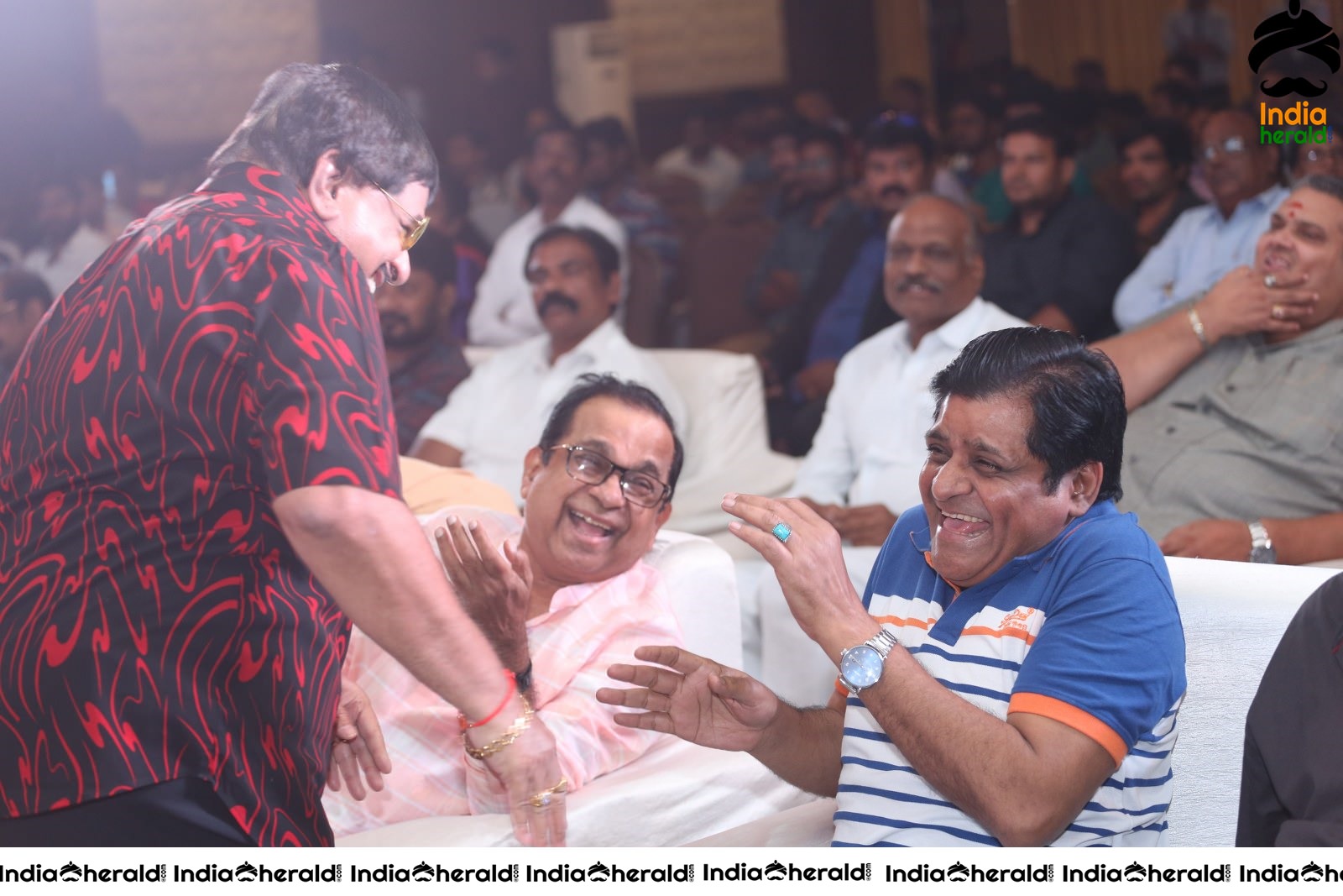 Legendary Comedy Actors Brahmanandam and Ali share a light moment