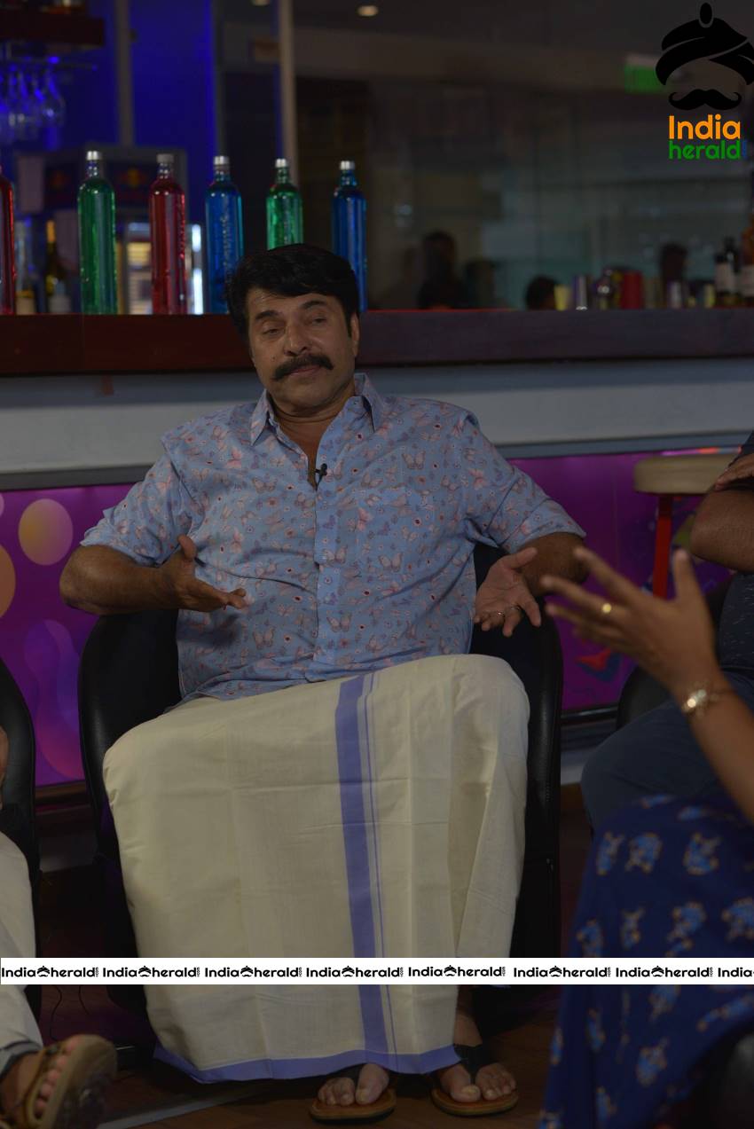 Malayalam Actor Mammootty Latest Clicks During Press Interview