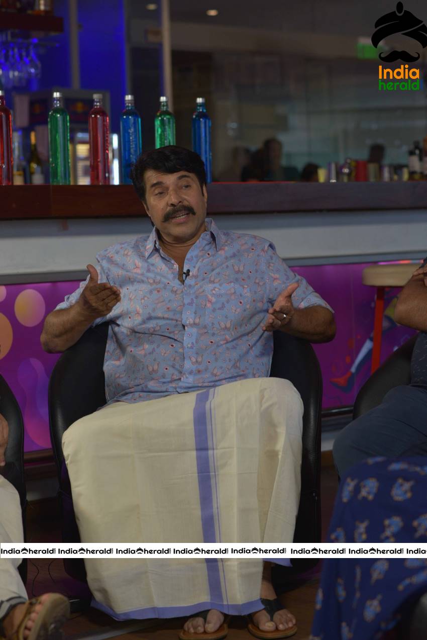 Malayalam Actor Mammootty Latest Clicks During Press Interview